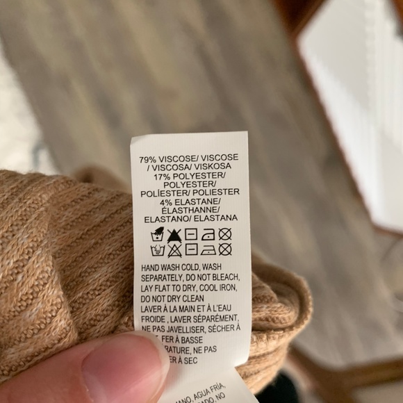 Lucky Brand Ribbed Ruffle Long Sleeve Shirt - Picture 7 of 7